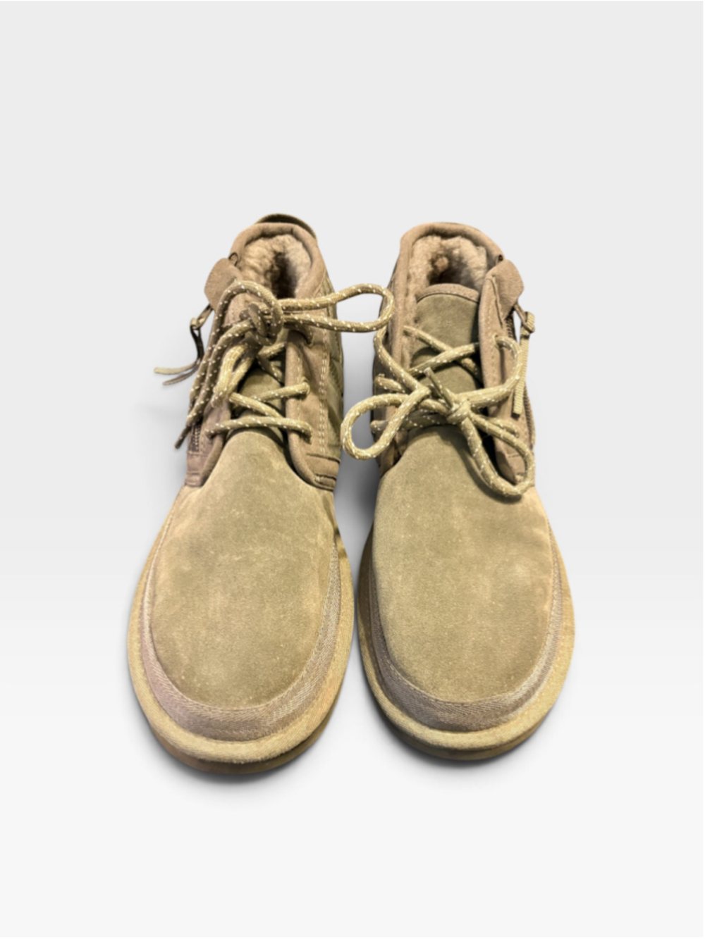 UGG Men's Neumel Quilted Ankle Boots Olive Suede 1114194 US 8